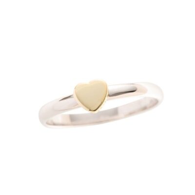 Jewellery Galway Irish Crystal Rings | Heart Of The Claddagh Silver & Gold Ring