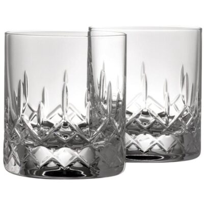 Engraving Galway Crystal Glassware | Engraved Longford Whiskey Glass Pair