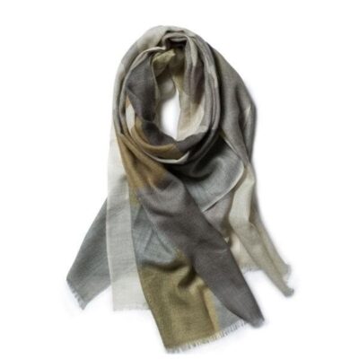 Accessories Galway Irish Crystal Merino Wool Scarves | Olive & Stone Merino Wool Scarf