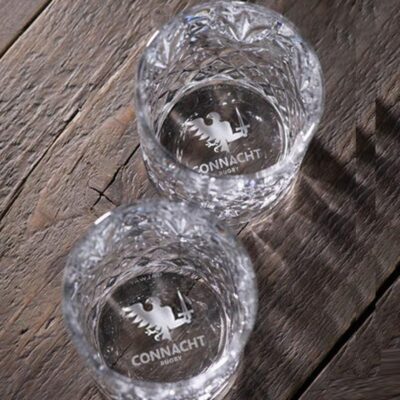 Engraving Galway Irish Crystal Glassware | Engraved Renmore Whiskey Glass Pair