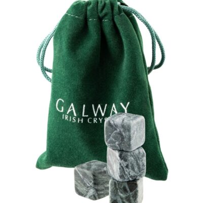 Glassware Galway Crystal WhisClearance  Stones | Cooling Stones Set Of 4 – Green Marble