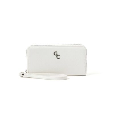 Accessories Galway Irish Crystal Womens Wallets | Women’S Leather Wallet In White