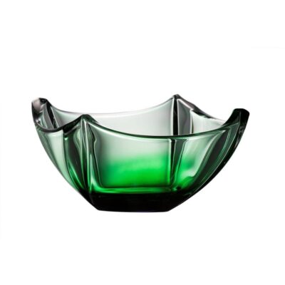 Engraving Galway Crystal Bowls | Engraved Emerald Dune 10″ Bowl