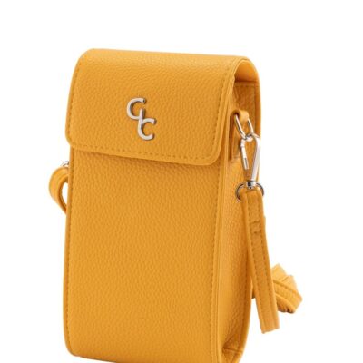 Handbags Galway Crystal Mini Crossbody Bags | Mini Cross Body Bag – Mustard