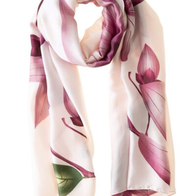 Accessories Galway Irish Crystal Polyester Scarves | Mulberry Blossom Polyester Scarf