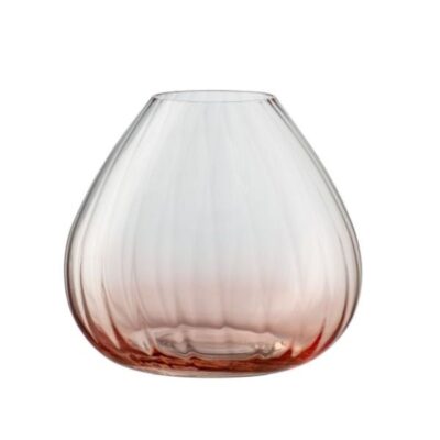 Homeware Galway Irish Crystal Vases | Erne Rose Bowl Blush