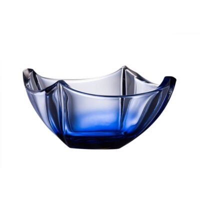 Engraving Galway Crystal Bowls | Engraved Sapphire Dune 10″ Bowl