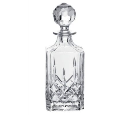 Engraving Galway Crystal Glassware | Engraved Longford Square Decanter