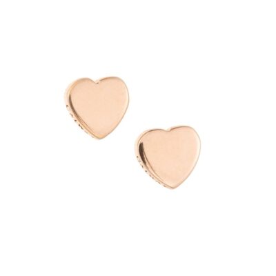 Jewellery Galway Irish Crystal Earrings | Heart Of The Claddagh Silver & Rose Gold Earrings