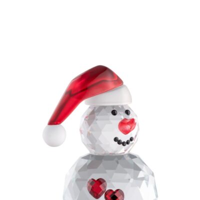 Christmas Galway Crystal  | Lovehearts Snowman