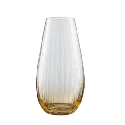 Homeware Galway Irish Crystal Vases | Erne 9.5″ Vase Amber