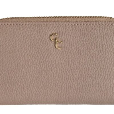 Handbags Galway Irish Crystal Autumn/Winter 2023 Collection | Taupe Ladies Zip Wallet