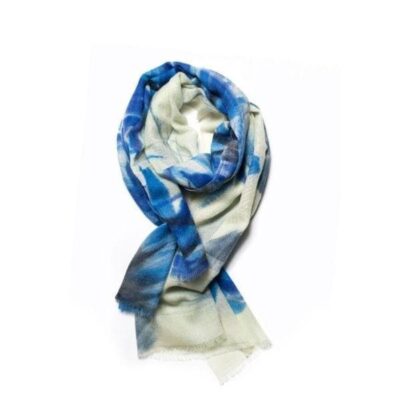 Accessories Galway Irish Crystal Merino Wool Scarves | Atlantic Blue Merino Wool Scarf