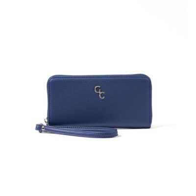 Accessories Galway Irish Crystal Womens Wallets | Women’S Leather Wallet In Navy