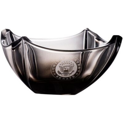 Engraving Galway Crystal Bowls | Engraved Onyx Dune 10″ Bowl