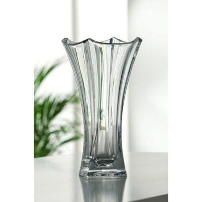 Engraving Galway Crystal Vases | Engraved Dune 14″ Waisted Vase