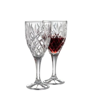 Glassware Galway Irish Crystal Wine Glasses | Renmore Goblet Glass Pair