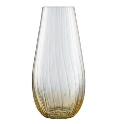 Homeware Galway Irish Crystal Vases | Erne 12″ Vase Amber