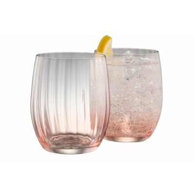 Glassware Galway Irish Crystal Hiball & Tumblers | Erne Tumbler Glass Pair Blush