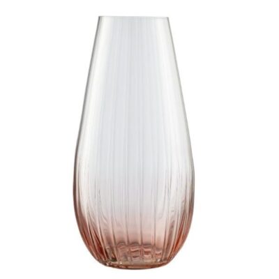 Homeware Galway Irish Crystal Vases | Erne 12″ Vase Blush