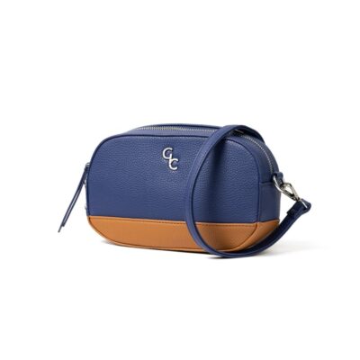 Handbags Galway Irish Crystal Crossbody Bags | Two Tone Cross Body Bag – Navy & Tan