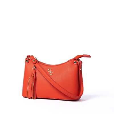 Handbags Galway Irish Crystal Shoulder Bags | Mini Shoulder Bag Vermilion