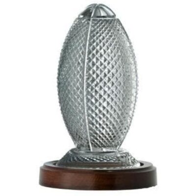 Engraving Galway Crystal Trophies | Engraved Rugby Ball /American Football