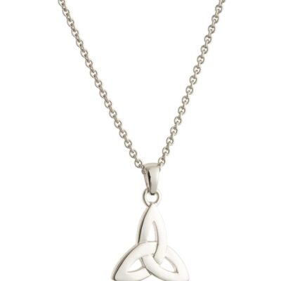 Jewellery Galway Irish Crystal Pendants | Trinity Knot Sterling Silver Pendant